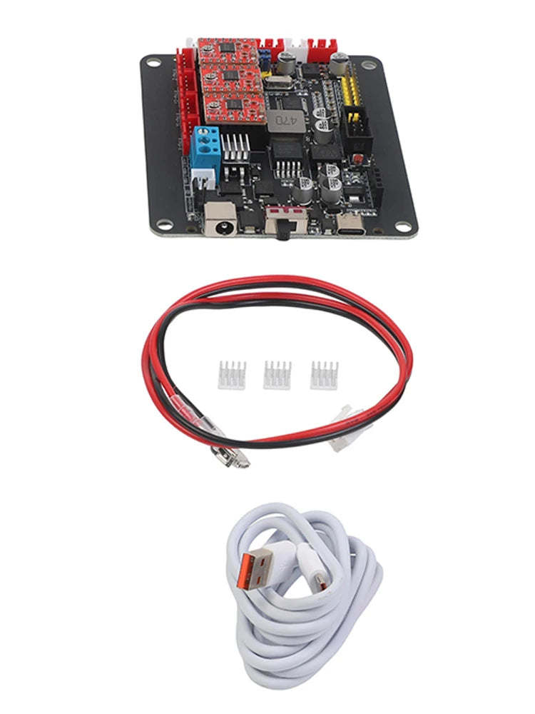 For GRBL 1.1 Controller Board For CNC Router 3018 2418 1610 With Double Y Support A4988 Stepper Motor Driver USB Connection