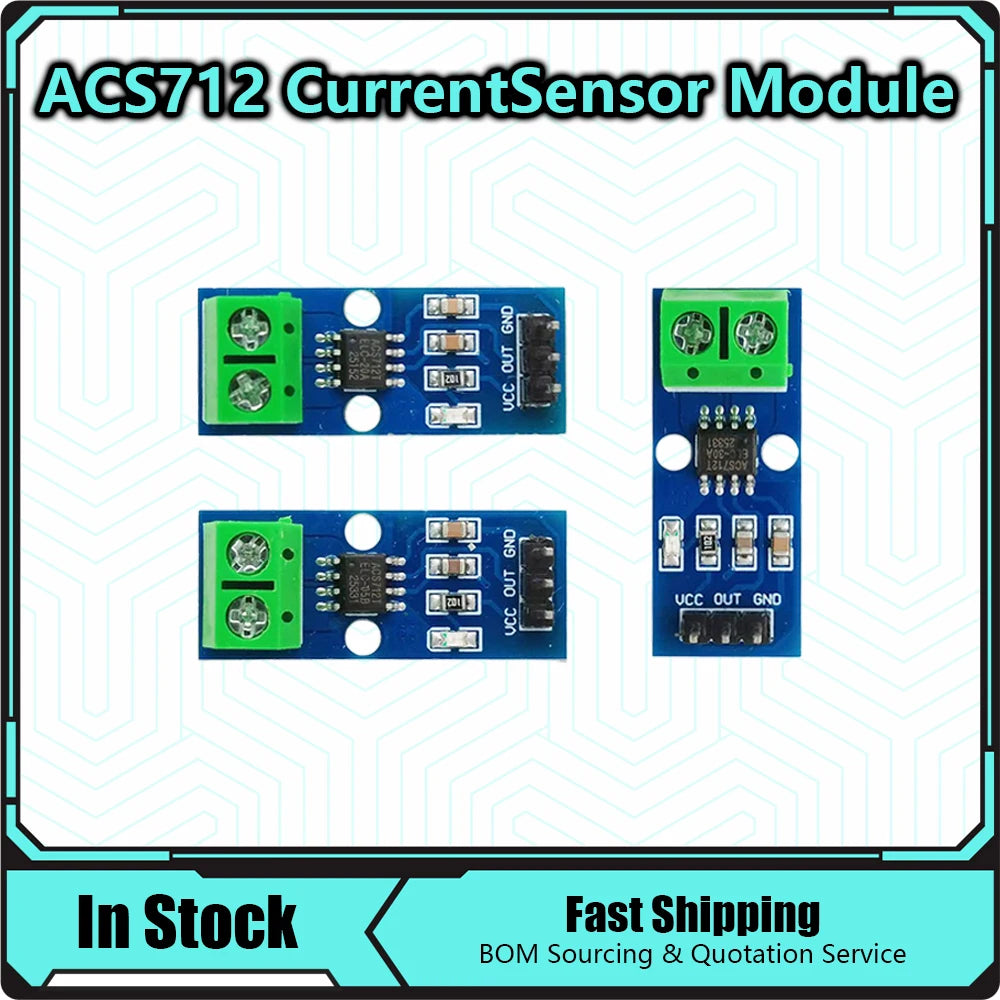 ACS712 5A 20A 30A Range Hall Current Sensors Module ACS712 Module For Arduino 5A 20A 30A