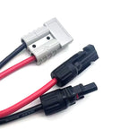 MC4 Solar Panel Extension Cable 10AWG 50A For Anderson Connector To Solar Connector For Outdoor RV Cattery Charging