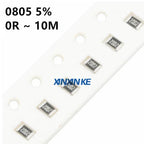 5000PCS 1206 0R ~ 10MR  SMD Resistor Accuracy 5% 0 1 10 100 150 330 ohm 1K 2.2K 10K 22K 30K 100K  1M 10M 1R 10R 100R 150R 220R