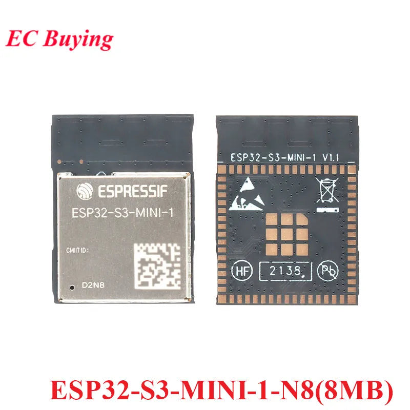 ESP32-S3-MINI-1 ESP32-S3-MINI-1U ESP32-S3 Dual-core WiFi Bluetooth-compatible 5.0 ESP32 Wireless Module 4MB 8MB Flash 2MB P-SRAM