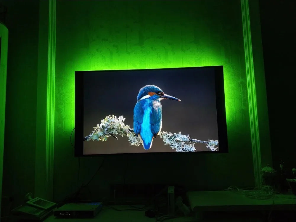 5V 50CM 1M 2M 3M 4M 5M USB Cable Power LED Strip Light Lamp SMD 3528 Christmas Desk Decor Lamp Tape For TV Background Lighting