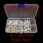 1Box SH 1.0/JST 1.25mm/ZH 1.5mm/PH 2.0mm/SM/SYP/XH 2.54mm/VH 3.96mm Pitch Male Female Housing Terminal Pin Header Wire Connector