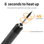 Portable 5V 8W USB Soldering Iron Wireless Electric Soldering Iron Fast Charging Lithium Battery Solder Iron Repair Welding Tool