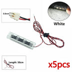 DIY 0.8mm Pin 1x1 1x2 1x4 Length 50cm SMD LED 2835  Remote Control Building Block Flash Lamp City Street Light Bricks