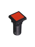 ABILKEEN 20PCS/LOT AD16-22F Square Head LED Indicator Light 22mm Panel Mount Signal Lamp Red Green Yellow Blue White