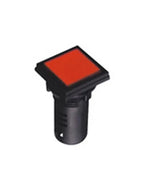 ABILKEEN 20PCS/LOT AD16-22F Square Head LED Indicator Light 22mm Panel Mount Signal Lamp Red Green Yellow Blue White