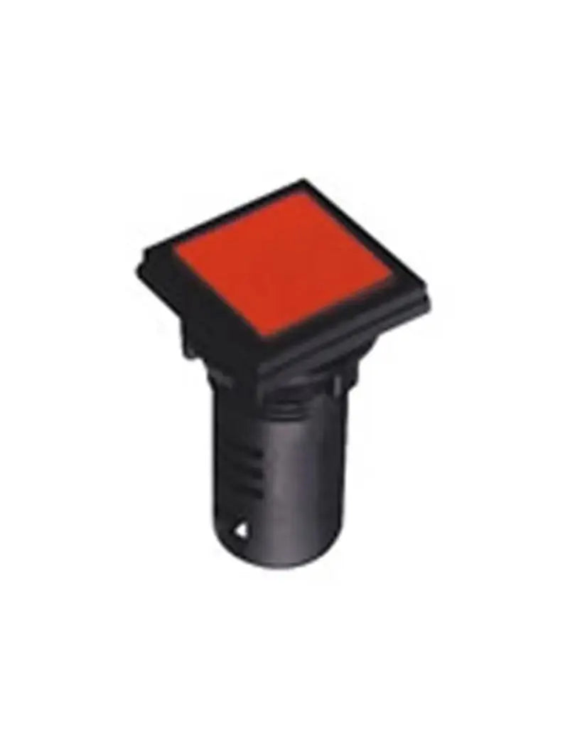 ABILKEEN 20PCS/LOT AD16-22F Square Head LED Indicator Light 22mm Panel Mount Signal Lamp Red Green Yellow Blue White