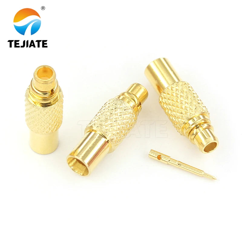 1PCS MMCX-J/JW/JB2/JWB2 Feeder Connector Converter Inner Pin Crimping Adapter MMCX Male and Female RF