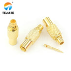 1PCS MMCX-J/JW/JB2/JWB2 Feeder Connector Converter Inner Pin Crimping Adapter MMCX Male and Female RF