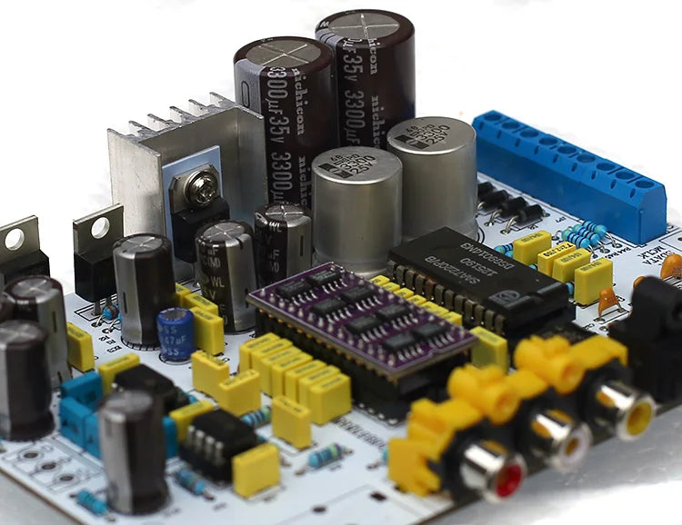 TDA1541 DAC decoding board with TDA1387 IC and QN7220P  coaxial fiber USB port