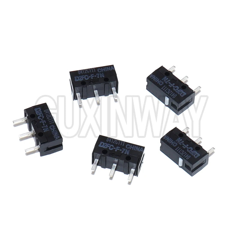 5PCS D2FC-E-7N D2FC New Authentic Mouse Micro Switch D2FC-F-7N Mouse Button Fretting