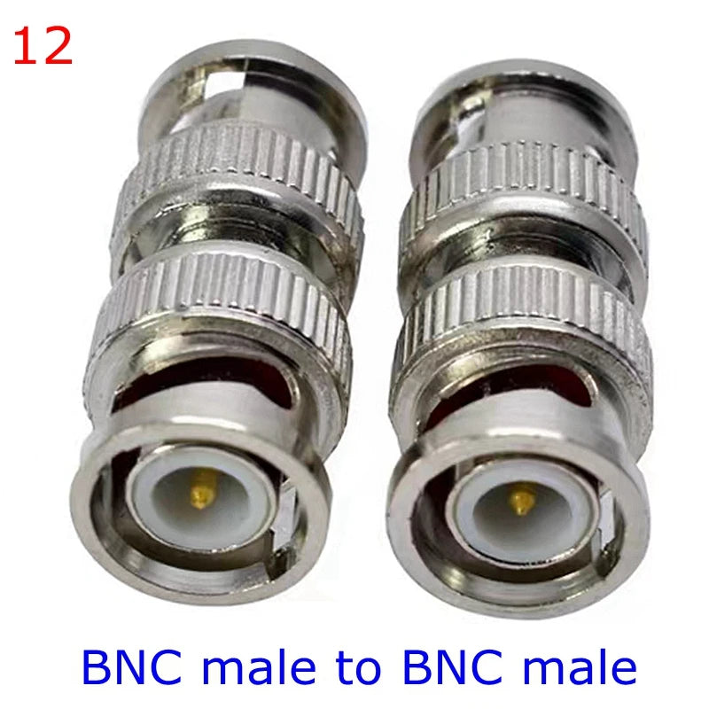 Q9 BNC Male Female Connector Tee Type 3Way Splitter BNC To BNC Male Female 90 Degree Right Angle Brass RF Coaxialc