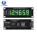 0.36" 6 Digit 7 Segment TM1637 LED Display Module 0.36 inch LED Indicator for Arduino DIY Red Green Blue Yellow White