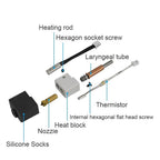 For Anycubic Kobra 3 Combo Hotend Nozzle Thermistor Heating Tube 24v 50w Heater Block For Anycubic Kobra3 Replacement Accesories