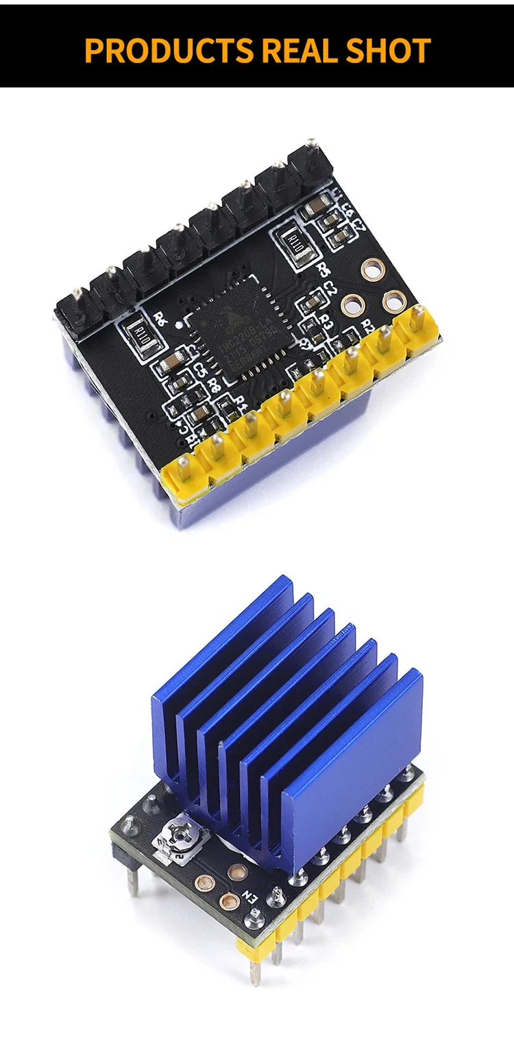 3D printer TMC2209 driver 256 subdivision silent printing replacement TMC2208 A4988 LV8729
