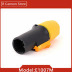 10pcs New 3Pins Waterproof Locking Male Cable Plug Female Chassis NAC3MPX or NAC3MX-W + NAC3FPX + Powercon Connector NAC3FX-W