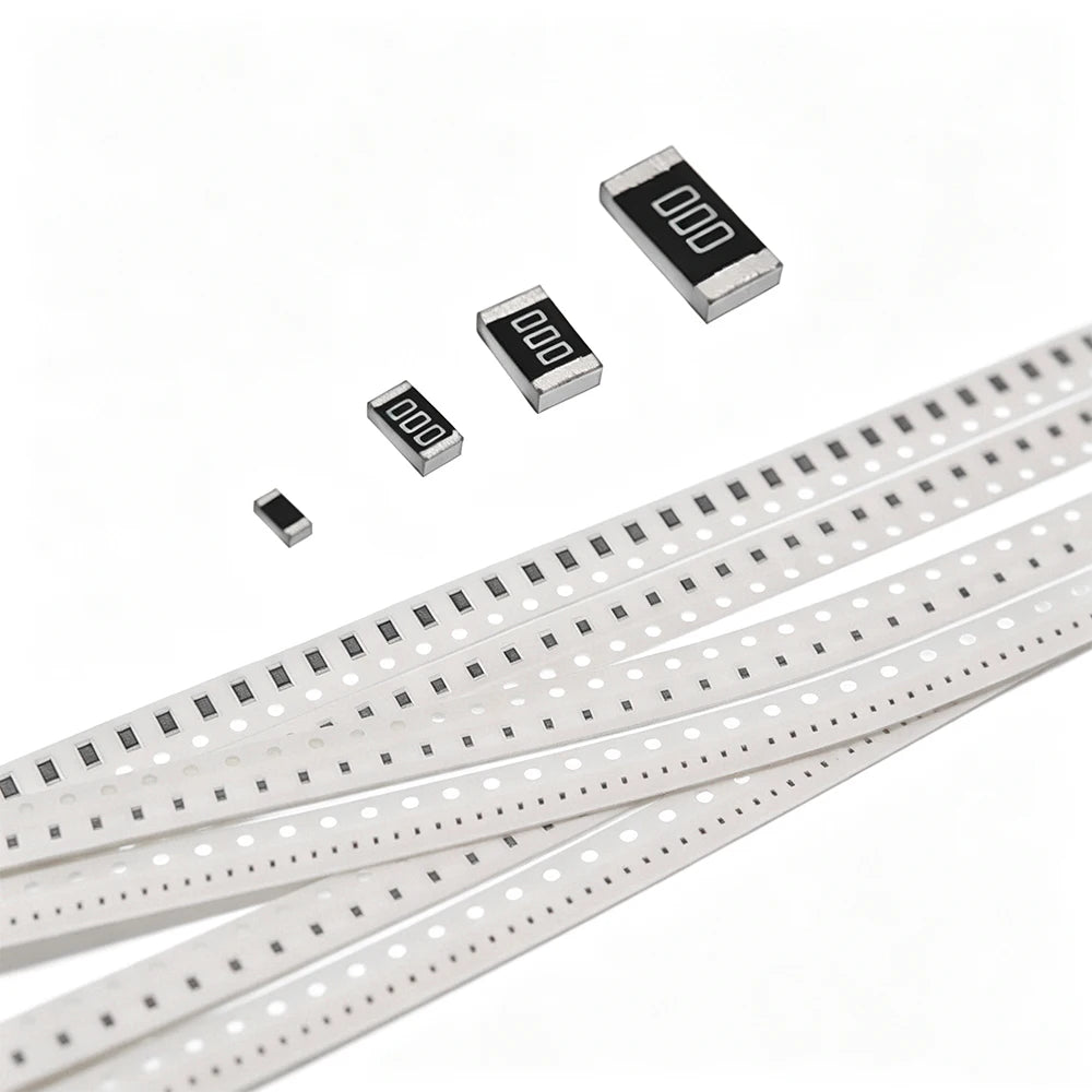 5000/10000/15000PCS 0201 0402 0603 0805 1206 1% SMD Resistor 0 10 100 330 470 510 1k 2k 3.3k 4.7k  5.1k 6.8k 10k 20k 47k 100k 1M