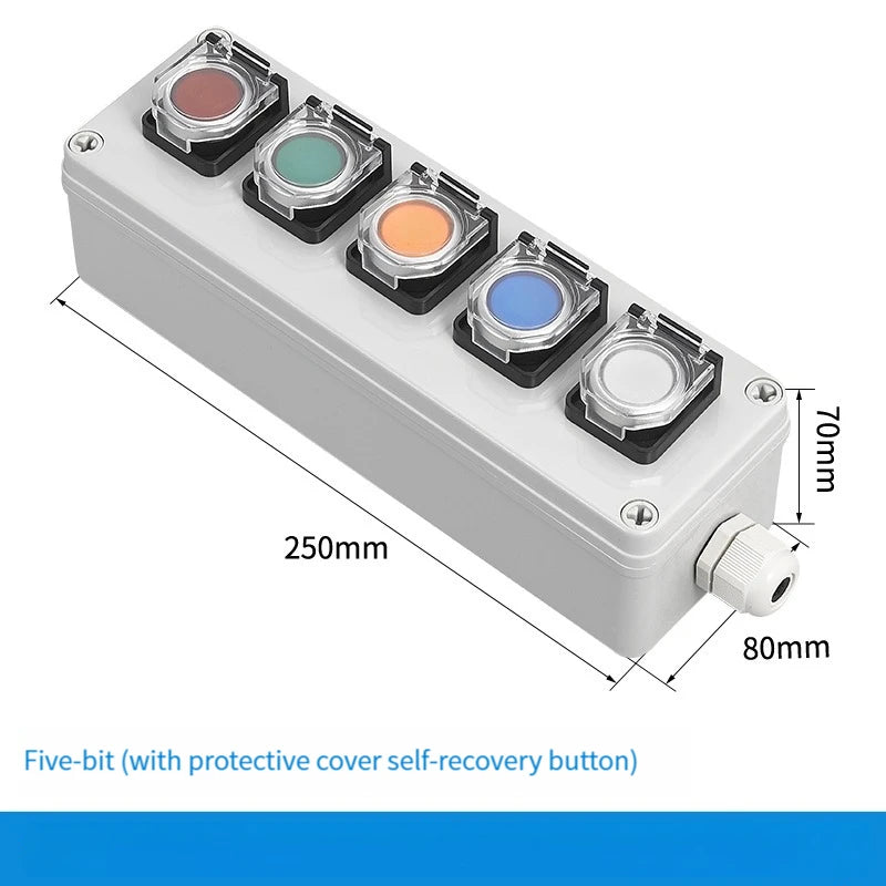 NEW high-quality Switch with arrow button control box self start button water tank electrical industrial emergency stop switch