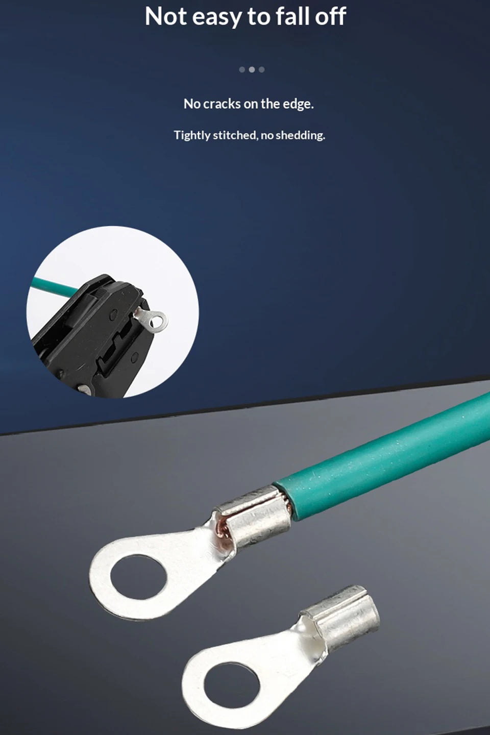 Circular Terminal Block OT1/1.5/2.5/4/6-4/5/6/8mm Cable Lug Spade Bare Copper Wire Connector Wires Non Insulated Crimp Terminal