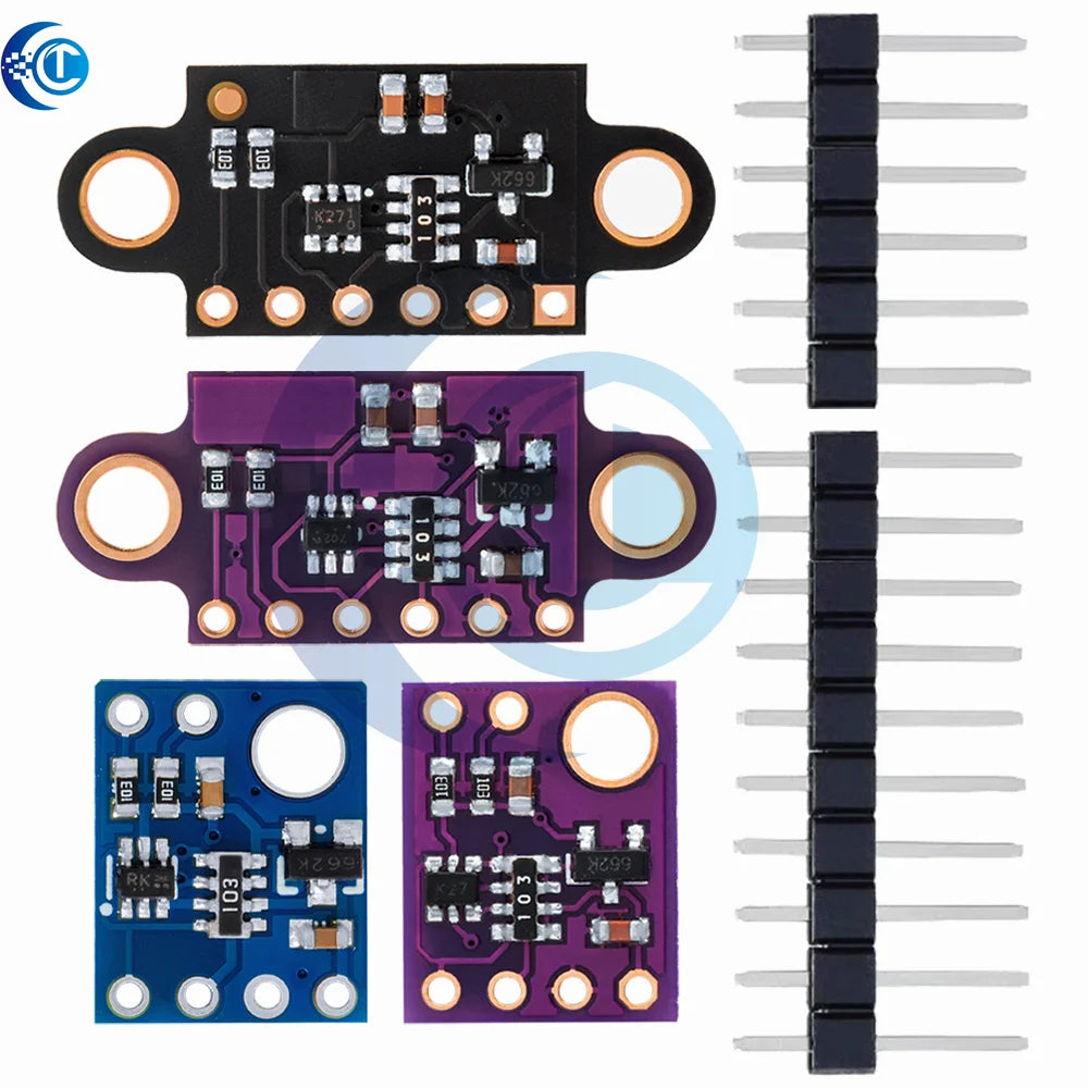 VL53L0X Time-of-Flight (ToF) Laser Ranging Sensor Breakout 940nm GY-VL53L0XV2 Laser Distance Module I2C IIC 3.3V/5V For Arduino