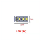 1PCS DC5V Dimming Light Switch Of 2 Meters With LED Chips 5730 SMD LED Lamp 1W 2W 3W 4W 5W 10W LED Light Beads White Warm White