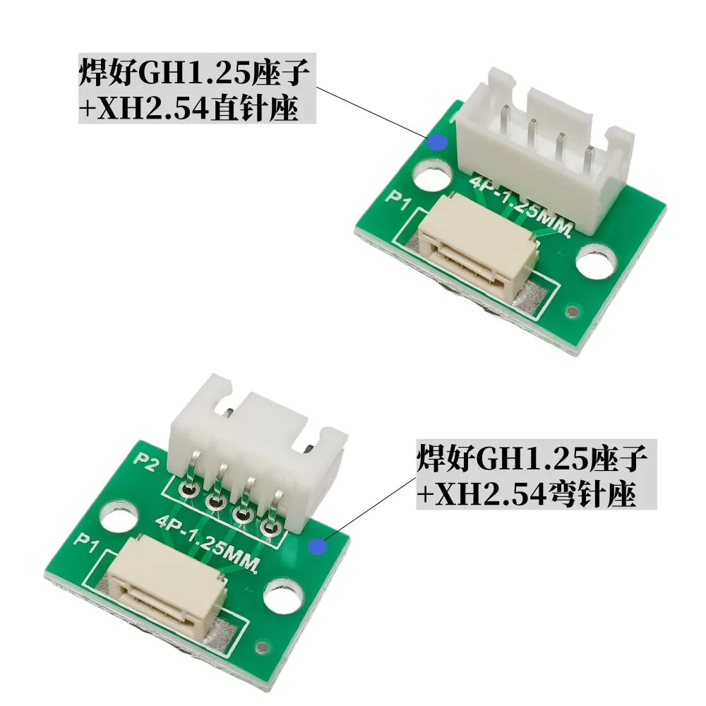 1/5PCS GH1.25 Adapter Plate 1.25 to 2.54MM Single Row, Welded GH1.25 Buckle Seat 4/6/8/10/12P
