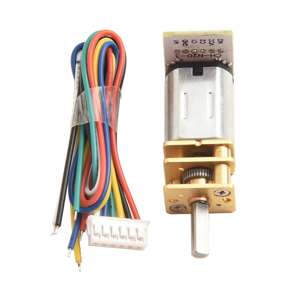 For GA12 For N20 High Torque DC Motor with Encoder Excellent Replacement Option for Robotics and Hobby Projects
