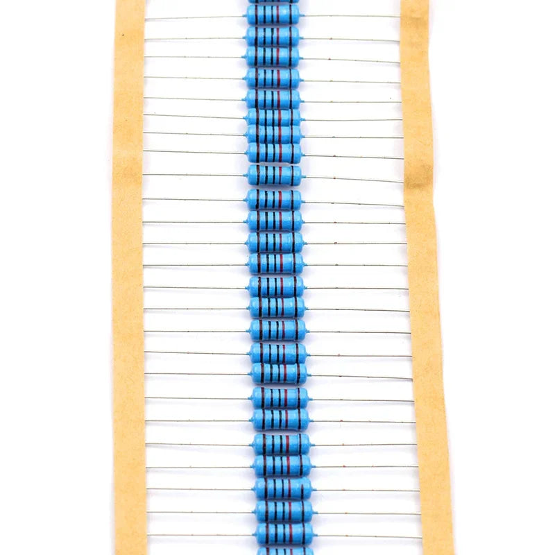 20PCS 1W 1% Metal Film Resistor 0.24Ω~2.2MΩ 1 10 47 100 200 220 300 470 910 1k 4.7k 10k 20k 47k 100k 220K 330K 470K 910k 1M ohm