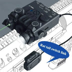 2026 NEW DBAL-A2 Red Green Laser & White LED Flashlight Aiming Indicator Fit 20mm Rail For Outdoor Sport Toy Accessory
