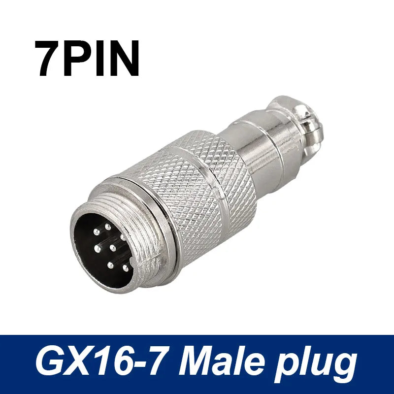 5/8' Female Male Plug GX16 Circular Connector 2Pin3pin4pin 5pin6pin7pin8pin9pin10pin Diameter 16mm L73 RS765 DF16 M16