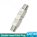 Cat7 Cat6a RJ45 LAN Extension Shielded Networking Plug LSA Network Cable Connector Tool-Free for Installation Cables Ethernet