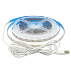 5V USB LED Strip Light with Dimmer Switch 2835 60LEDs Waterproof Flexible LED Tape with ON OFF Switch for Under Cabinet Light