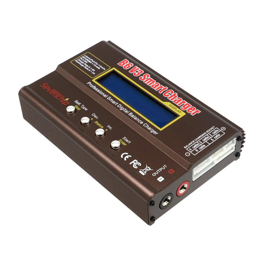 IMAX B6 V3 80W 6A Battery Charger LiHv Lipo NiMh Li-ion Ni-Cd Digital RC Charger Lipro Balance Charger Discharger 15V 6A Adapter