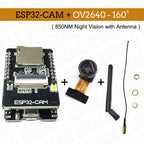 Original ESP32-CAM Camera Module Kit 2.4 GHz WiFi Bluetooth 8MB PSRAM OV2640 Camera Module 66 120 160 Degree 850nm Night Vision