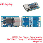 ZY12PDN Type-C USB-C PD2.0 PD3.0 to DC Fast Quick Charger Charging Trigger Polling Decoy Board Module 5V 9V 12V 15V 20V PDC004