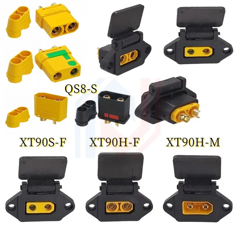 QS8-S Power Charging Plug XT90 Male Female Diamond Shell XT90S Anti-fire Electric Vehicle Lithium Battery Modification Interface