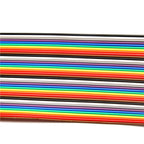 40 Pin 1.27mm Pitch Colorful Flat Ribbon Cable, IDC FC Dupont Wire Connector, Flexible FPC Jumper for DIY Electronics