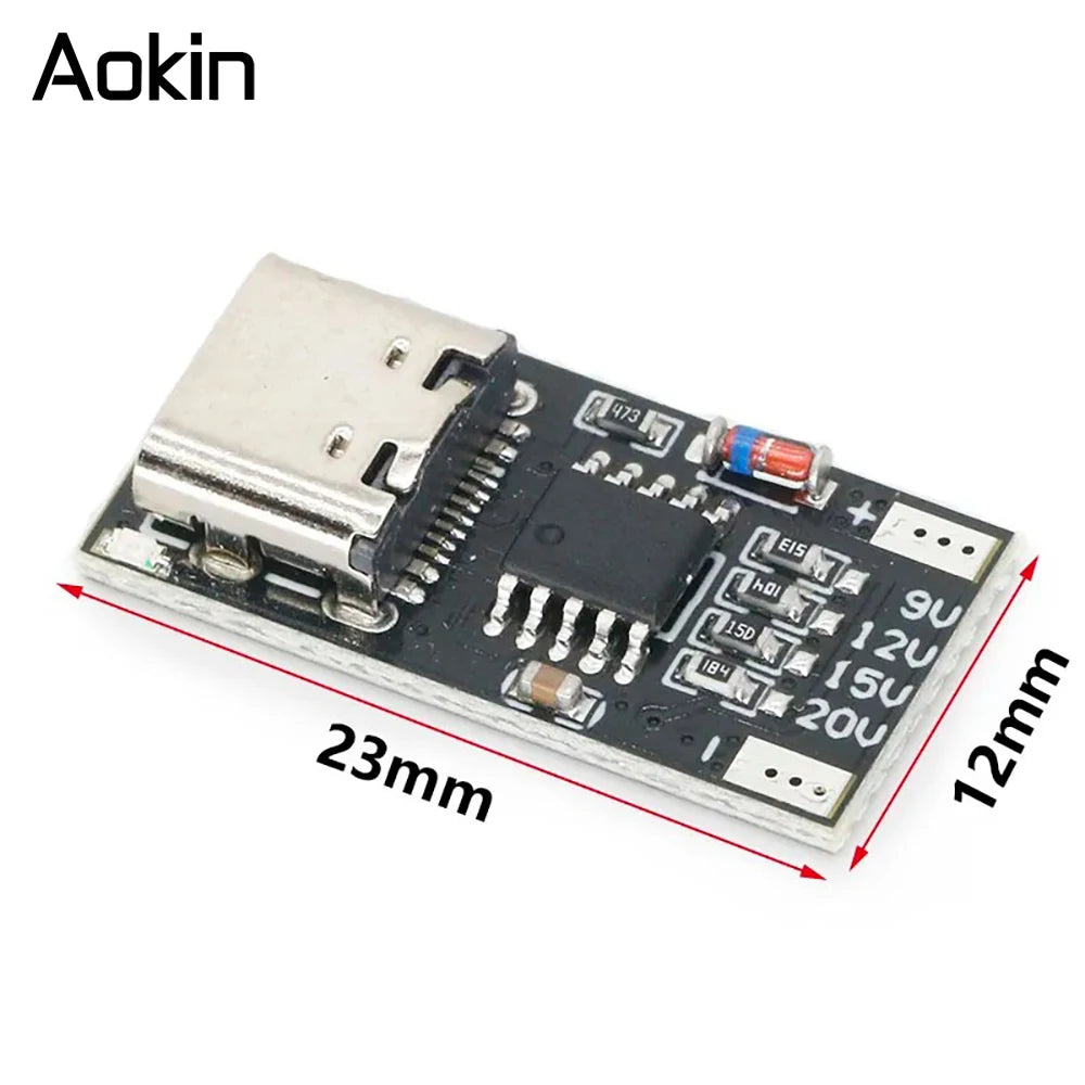1/510PCS Fast Charge PD/QC/AFC Decoy Board 9V 12V 15V 20V PD Decoy module PD 2 3.0 DC Trigger Polling Detector Power Charge