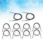 10Pcs Temperature Sensor Probe NTC Thermistor Temp Transducer 5x25mm Cylindrical Head 500mm10K B3435