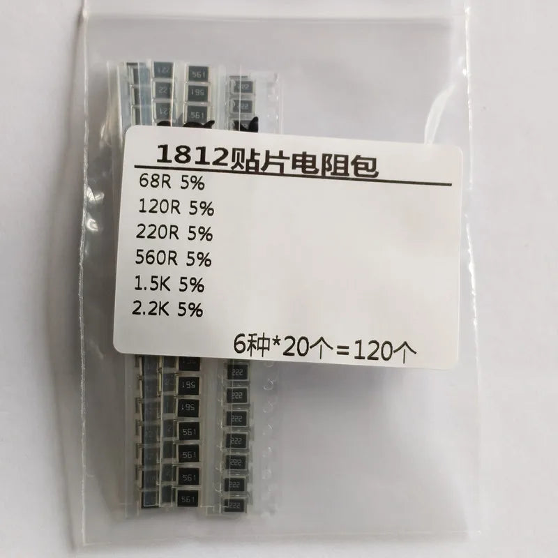 0201 0402 0603 0805 1206 1210 2512 SMD Resistor Assortment Kit, Mixed Resistors with 33 / 60 / 80 / 170 Values