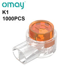 K1 K2 K3 Connector Crimp Connection RJ45 RJ11 Waterproof Wiring Ethernet Telephone Cable Cord Network Terminals 500/1000pcs