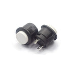 6PCS R13-507 Self Resetting Power Button Card Buckle Switch 16mm round Multiple Panel Mounting without Lock for Electronics