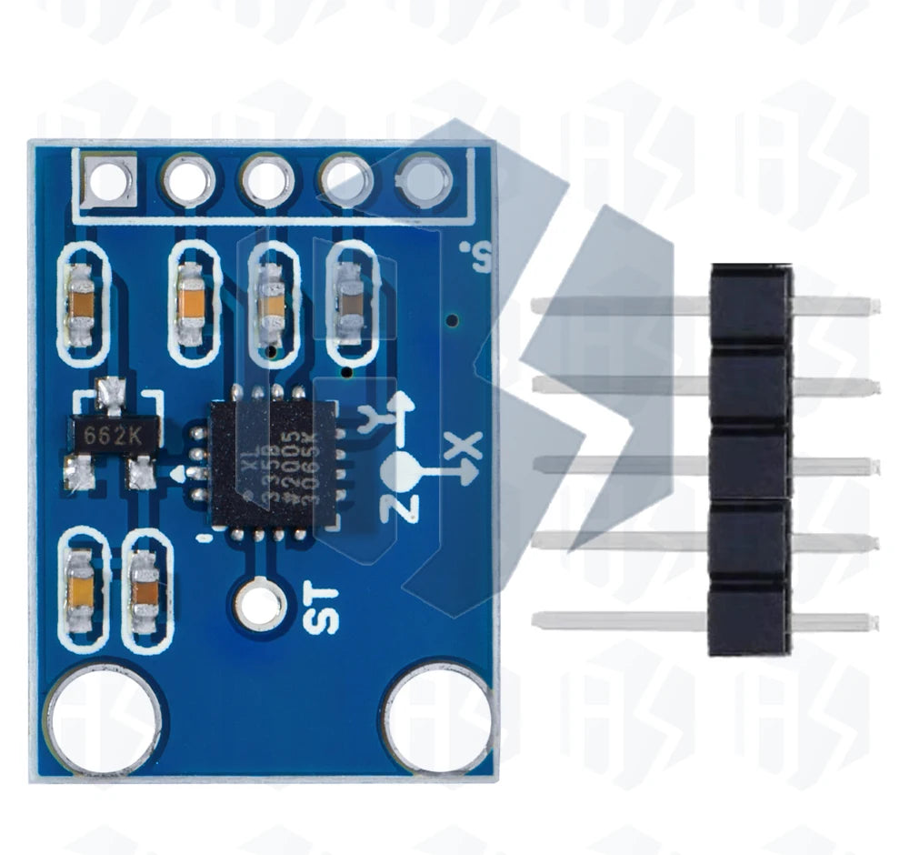 GY-61 ADXL335 / ADXL345 Triaxial Accelerometer Module Set, Analog  Digital Vibration Sensor Kit for Arduino