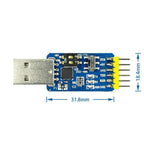 1-10PCS CP2102 USB-UART 6-in-1 Multifunctional(USB-TTL/RS485/232,TTL-RS232/485,232 to 485) Serial Adapter for Arduino