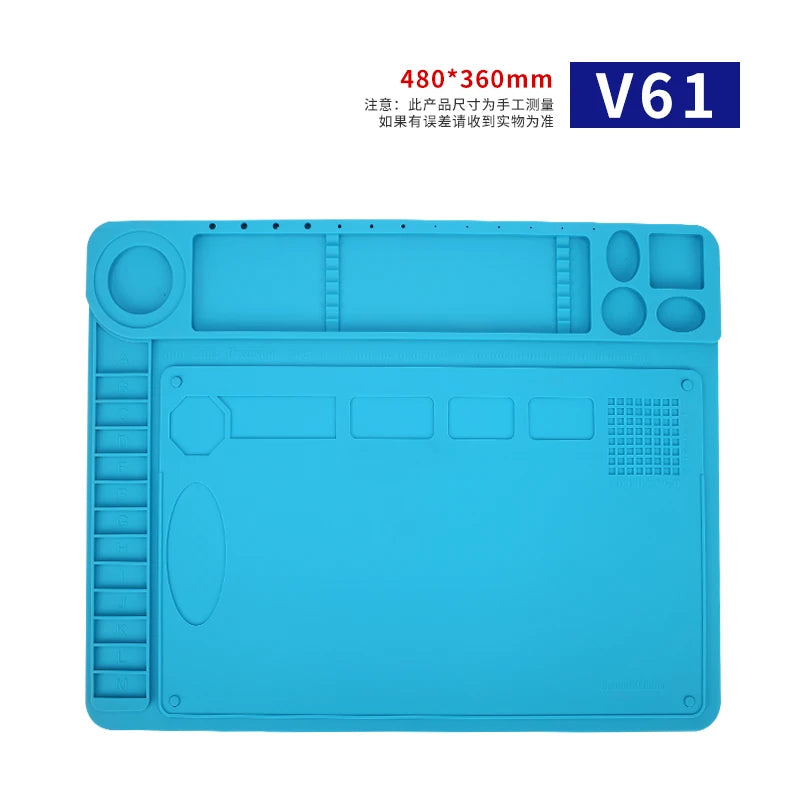 MECHANIC Silicone Repair Pad Soldering Mat Antistatic Heat Resistant Insulation Work Mat Welding Repair Platform
