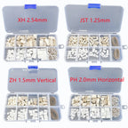 1Box JST1.25 SH1.0 ZH1.5 PH2.0 XH2.54 2/3/4/5P Male Plug Female Socket Horizontal Vertical Pin Header Housing Terminal Kit