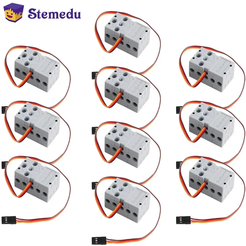 1/4/10pcs 360 Degree 2KG Grey Geek Servo Motor Remote Control for Geekservo 2kg 360 4.8V- 6V for Micro:bit Raspberry Pi DIY Toy
