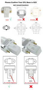 4pcs G23 To E26 E27 Lamp Base Adapter CFL 2Pin PLS LED Table Desk Reading Light Bulb Lamp Holder Converter Extender