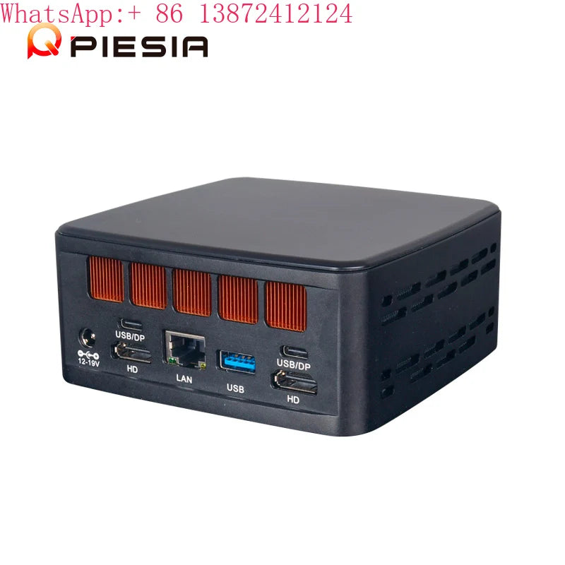Piesia 11th Gen Core I3 I5 I7 Celeron 6305 Desktop Mini Pc 2*DDR4 Intel I226 Network 2*HD/Type-C X86 Barebone Office NUC Mini Pc